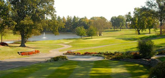 A sunny day view from Rolling Hills Country Club.