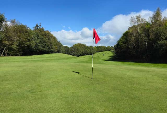View of a green from Ashfield Golf Club.