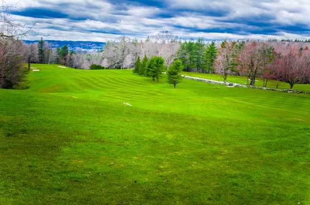 A view of fairway #1 at Hooper Golf Club