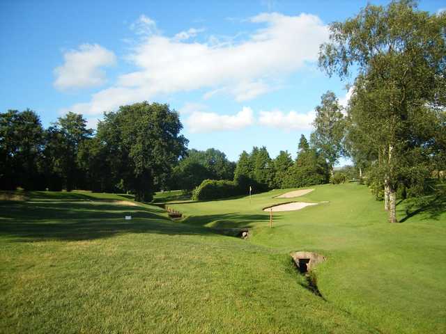 A clear day overlooking the course Clitheroe