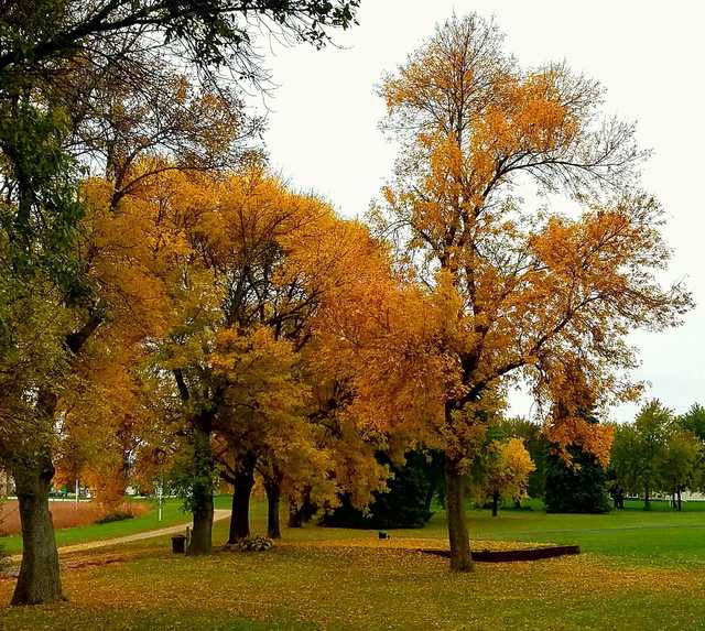 A fall day view from The Pointe Golf & Event Center