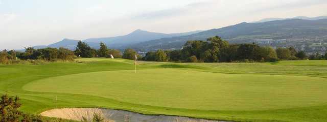 A view of a hole at Killiney Golf Club.