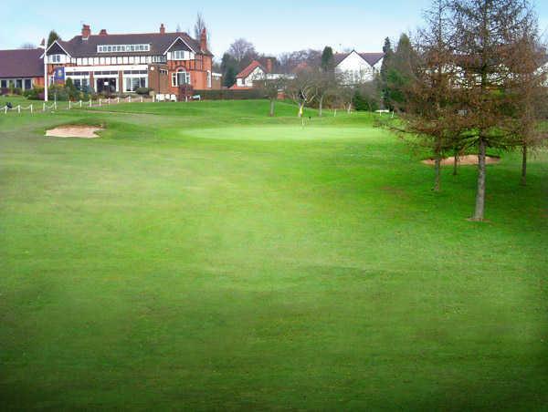 A view from the 18th fairway at Harborne Golf Club