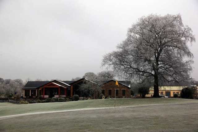 A view of the clubhouse at Roscrea Golf Club