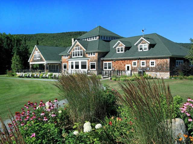 A view of the clubhouse at Mount Washington Hotel & Resort