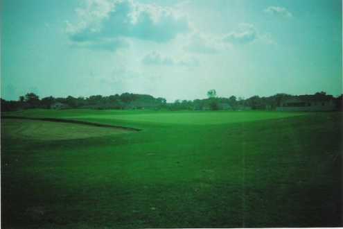 A view of the 12th green at Duck Creek Golf Course