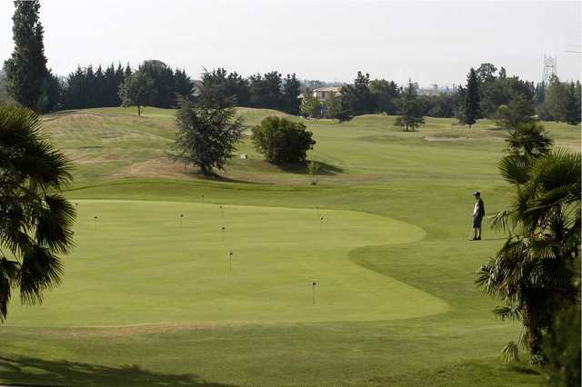 A view of the practice area at Toulouse-Seilh Golf Club