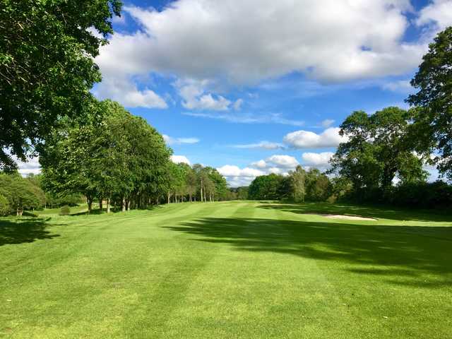 View of the 1st fairway and green at Marton Meadows Golf Course.