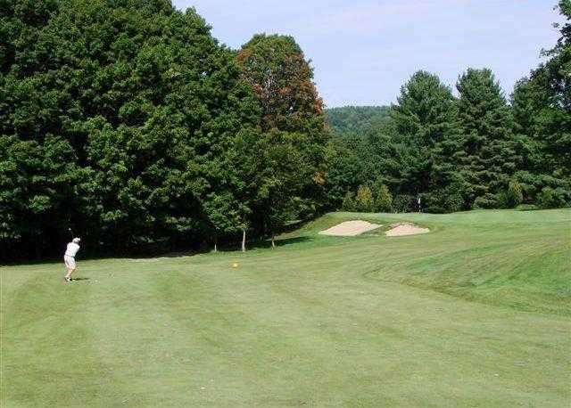 A view of hole #17 at Brattleboro Country Club