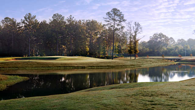 A view over the water from Lagoon Park Golf Course.