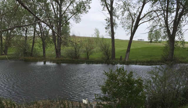 A view over the water from Rolling Hills Golf Course.