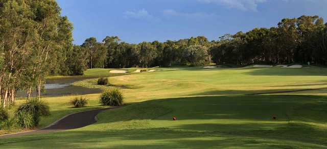 A view from a tee at Twin Waters Golf Club.