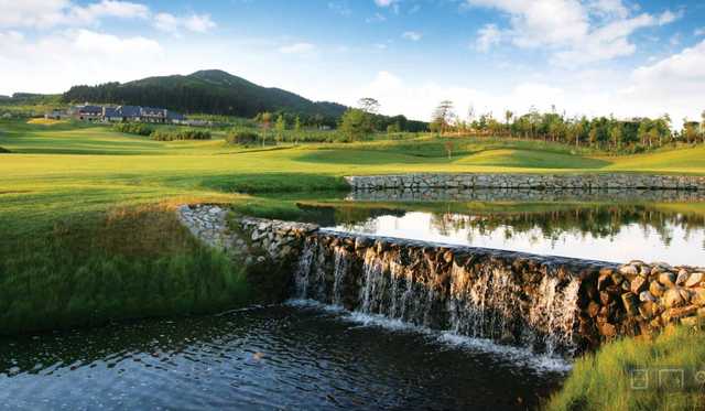 A view of hole #8 at Middle Course from Dun Laoghaire Golf Club
