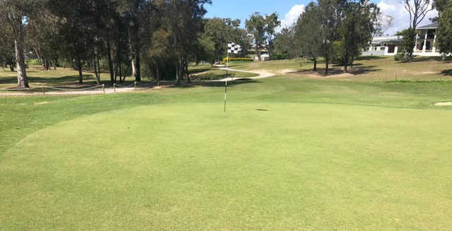 A view of a hole at Helensvale Golf Club.