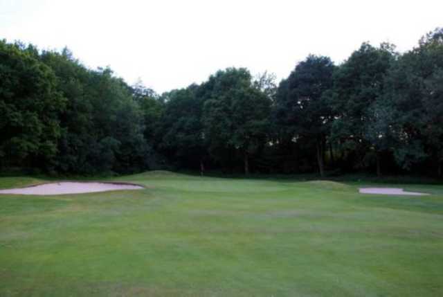 The approach to the 14th at Chesterfield Golf Club