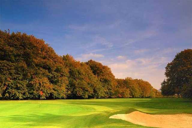 A greenside view of the 17th at Tidworth