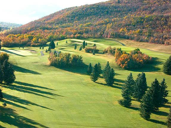 A view of a fairway at Wasatch Mountain State Park