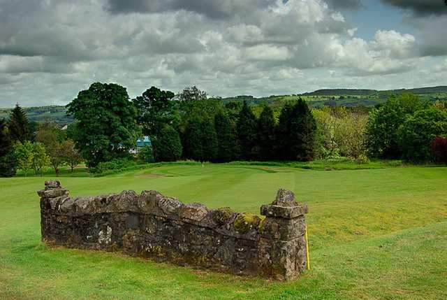 The approach from the 17th hole