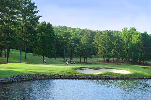 A view over the water from Pine Tree Country Club