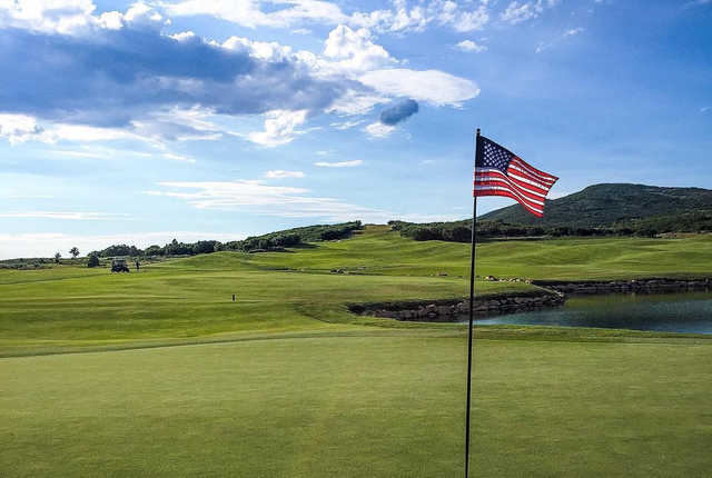 A view from a green at Talisker Golf from Tuhaye Golf Course.
