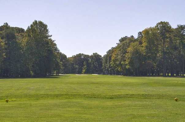 A view of the par-5 11th hole at Mulligan's Pointe