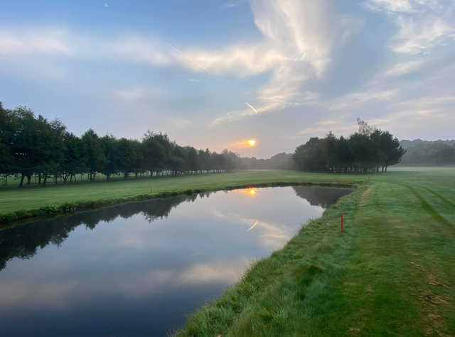 A view over the water from Hartford Golf Club.