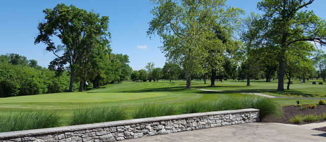 A view of a green from The Landing At Fort Harrison.