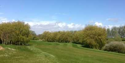 A view of the 4th fairway at Tower Course from Chichester Golf Club