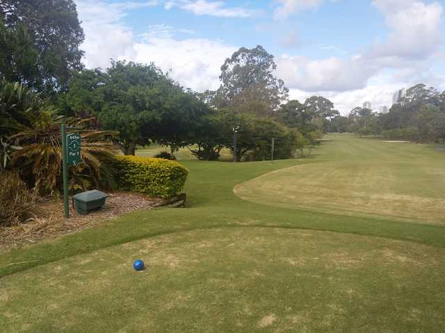 A view from tee #1 at Southport Golf Club.