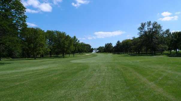 A view of a fairway at Brookwood Golf Club