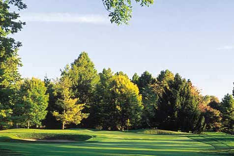 A view of a green at Crooked Stick Golf Club