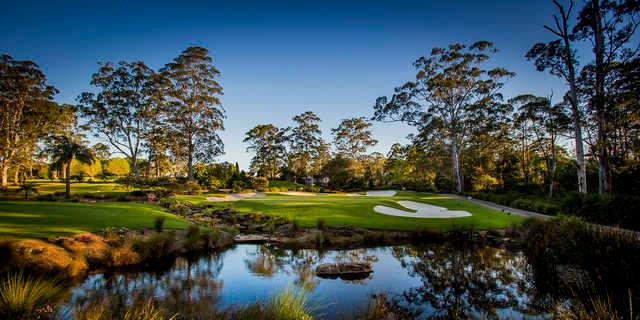 A view of green #16 at Pymble Golf Club.