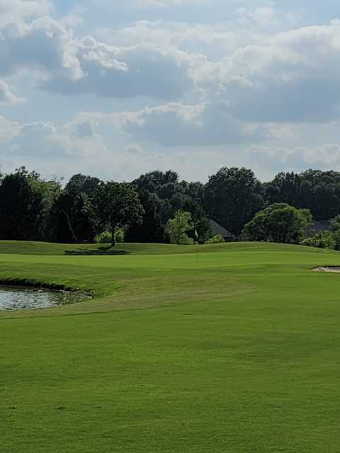 View of a green at Blackberry Trail Golf Course.