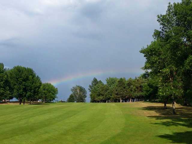 A view of fairway #7 at Britton Country Club (Kelsi Heer)