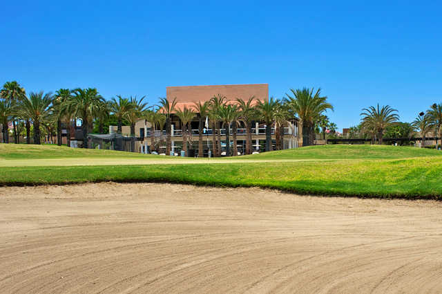View of a green and bunker from the Vidanta Golf Los Cabos
