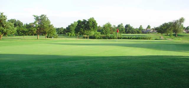 A view of a hole at Westwood Park Golf Course.