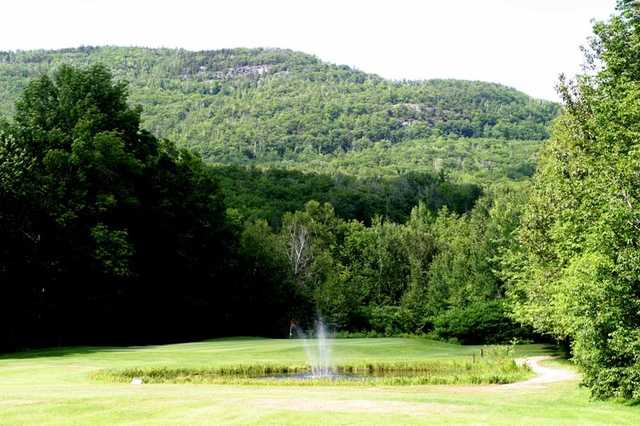 A view of green #1 at Androscoggin Valley Country Club