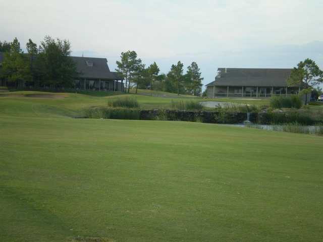 A view of a hole at White Hawk Golf Club