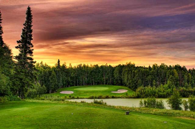 A view from a tee at Elk Ridge Resort