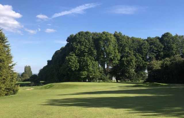 View of a green at Newent Golf Club.