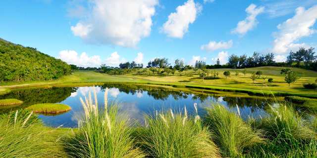 A view over the water from Mid Ocean Club