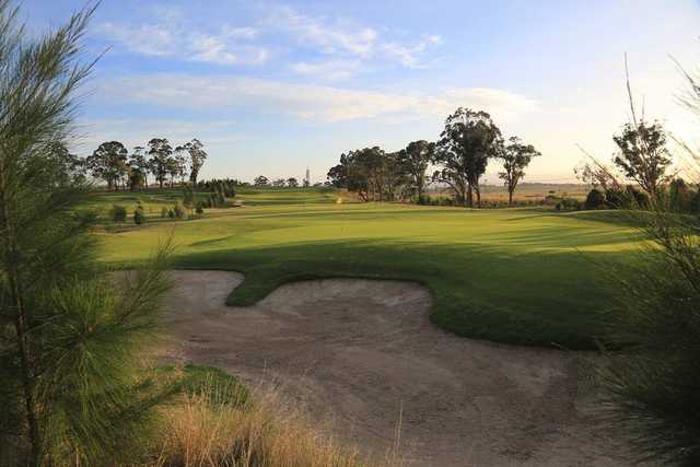 Looking back from a green at Gardiners Run Golf Course.