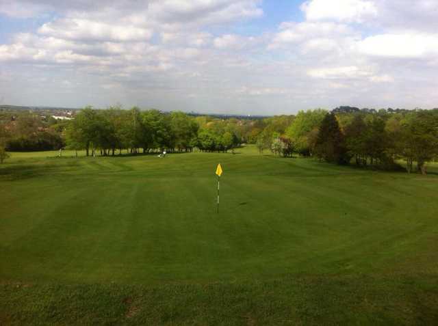 A view of a hole at Lickey Hills Golf Course