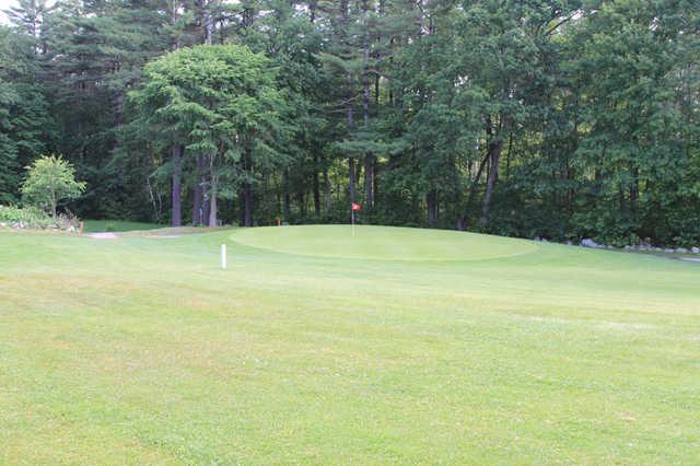 A view of a hole at Pine Valley Golf Course.