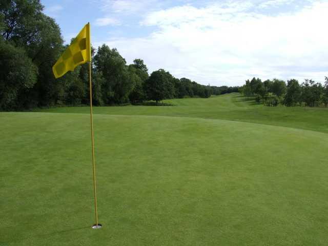 The 15th green at Norton Bridge Golf Club