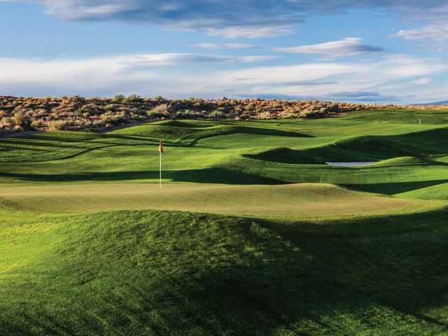 A view of green #16 at The Ledges Golf Club.