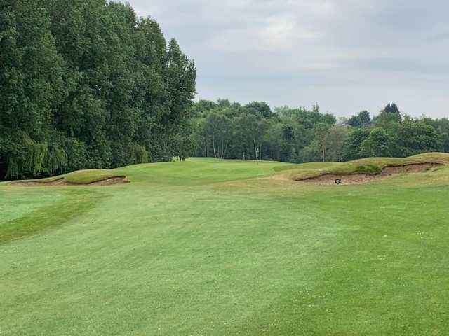 A view of hole #6 at Prestwich Golf Club.