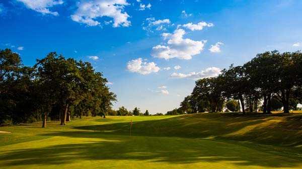 A view of a green at Lincoln Park Golf Course