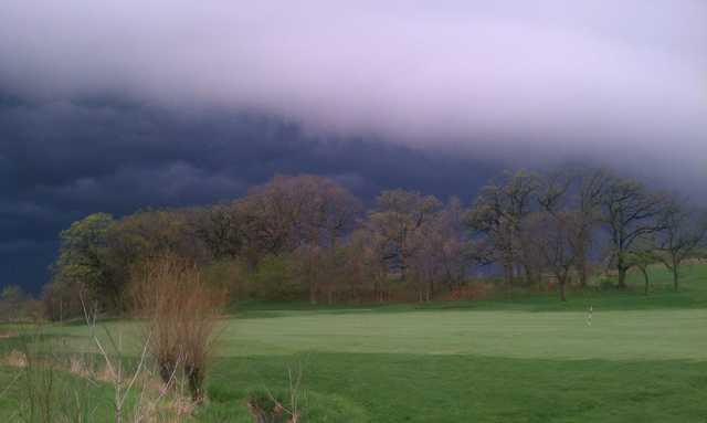 A view of fairway #8 at Palmira Golf Club