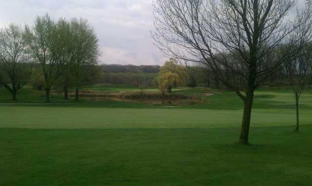 A view of fairway #11 at Palmira Golf Club